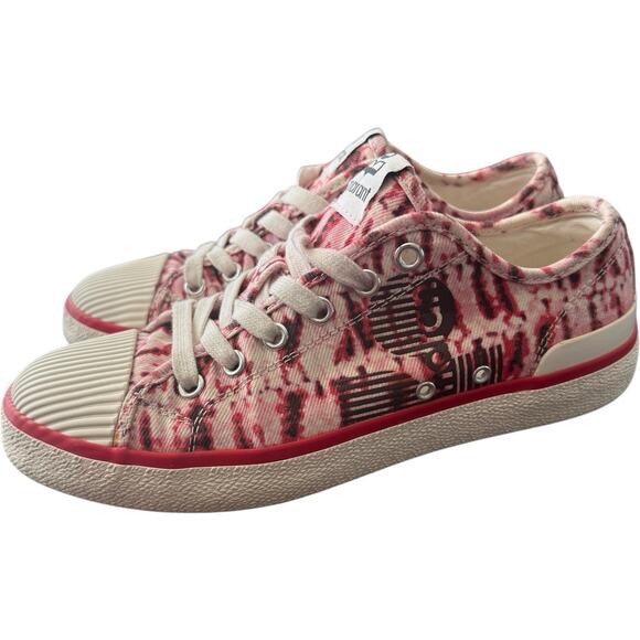 ISABEL MARANT Binkoo Tie Dye Canvas Sneakers Size 37 - Picture 5 of 9
